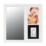 Mirror Print Frame alb/negru - Kit-uri amprenta mulaj