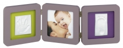 Kit-uri amprenta mulaj - Double Print frame gri-verde/violet